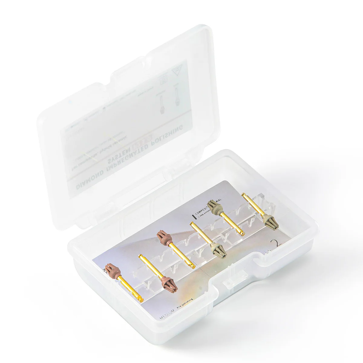 6 teile/schachtel AZDENT Dental Gummi Polierer Verbund Harz Polieren System RA Disc Kit 14mm Rad Spirale Flex Bohrer Werkzeuge – Detail 11