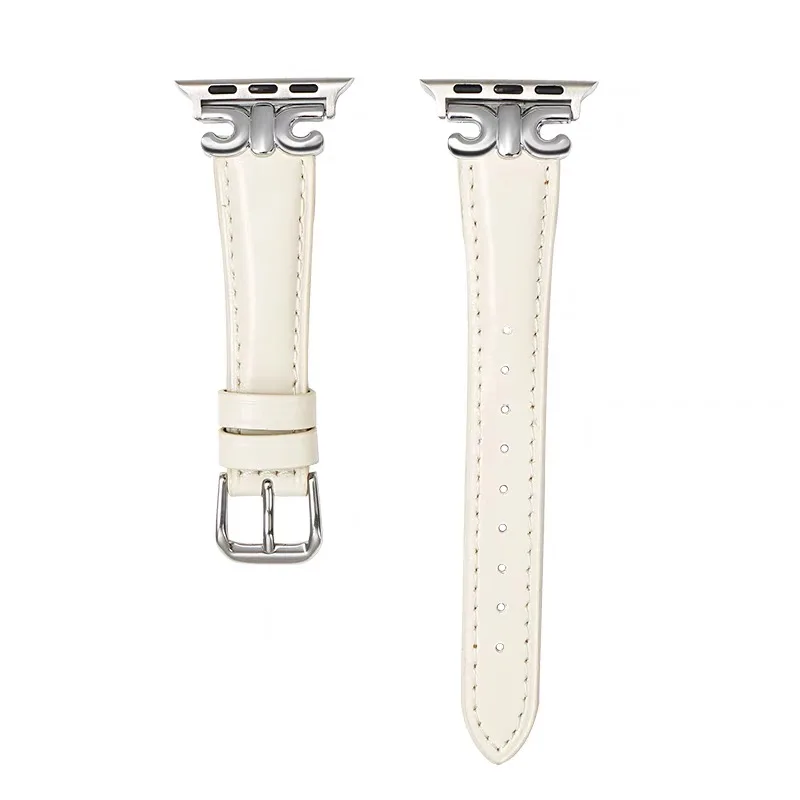 여성용 가죽 애플 워치 밴드, 38mm, 40mm, 41mm, 42mm, 44mm, 45mm, 46mm, 49mm, 울트라 10, 9, 8/7 용 스트랩