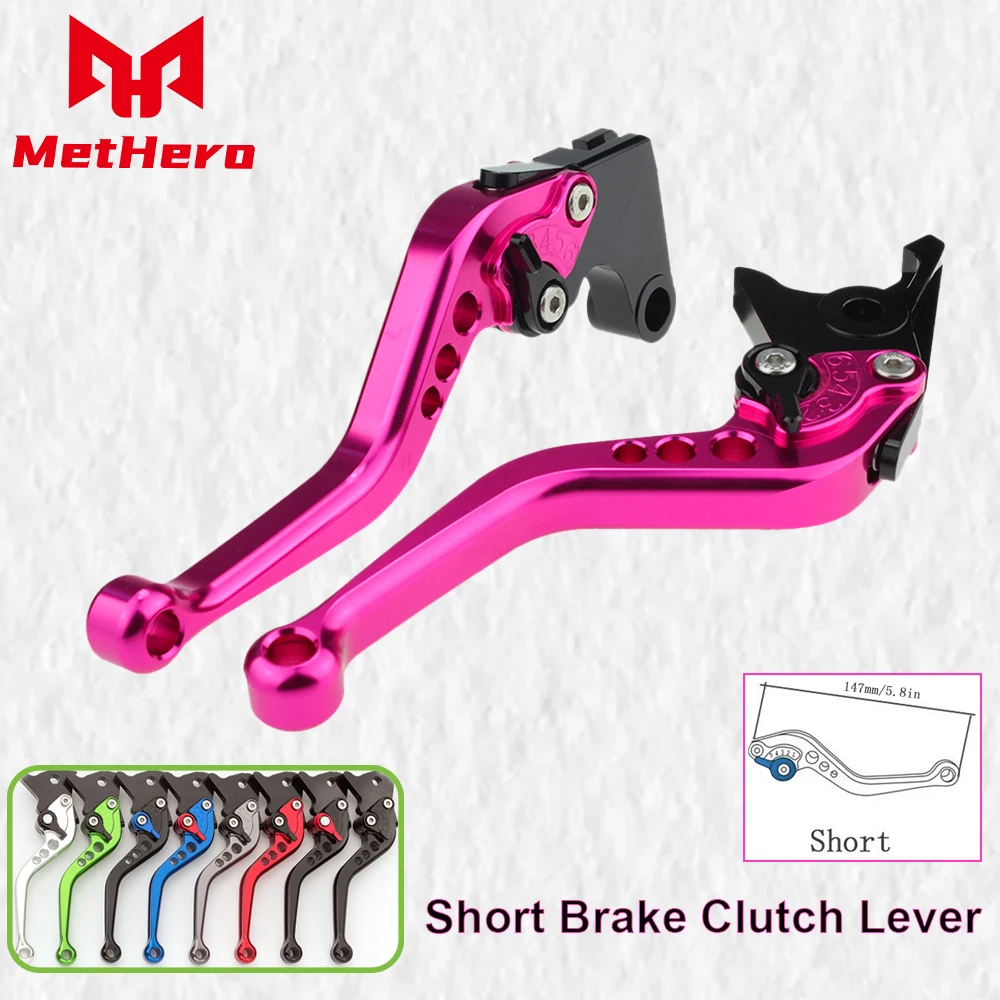 

147MM Adjustable CNC Short Brake Clutch Levers For BMW F650GS F700GS F800GT F800R F800S F800ST R1200RT F800GS F800GS/Adventure