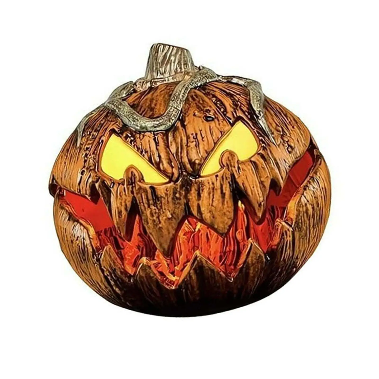 Halloween Pumpkin Decoration Scene Layout Lighted Lamp with Sound Lantern Ornament Halloween Yard Decor for Present Lawn Fall