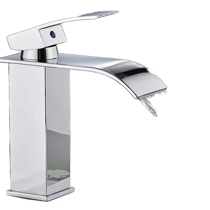 

Waterfall Sink Rotating Rain No Contact Sensor Smart Faucet Hot and Cold Mixer OEM Bathroom Ceramic Valve