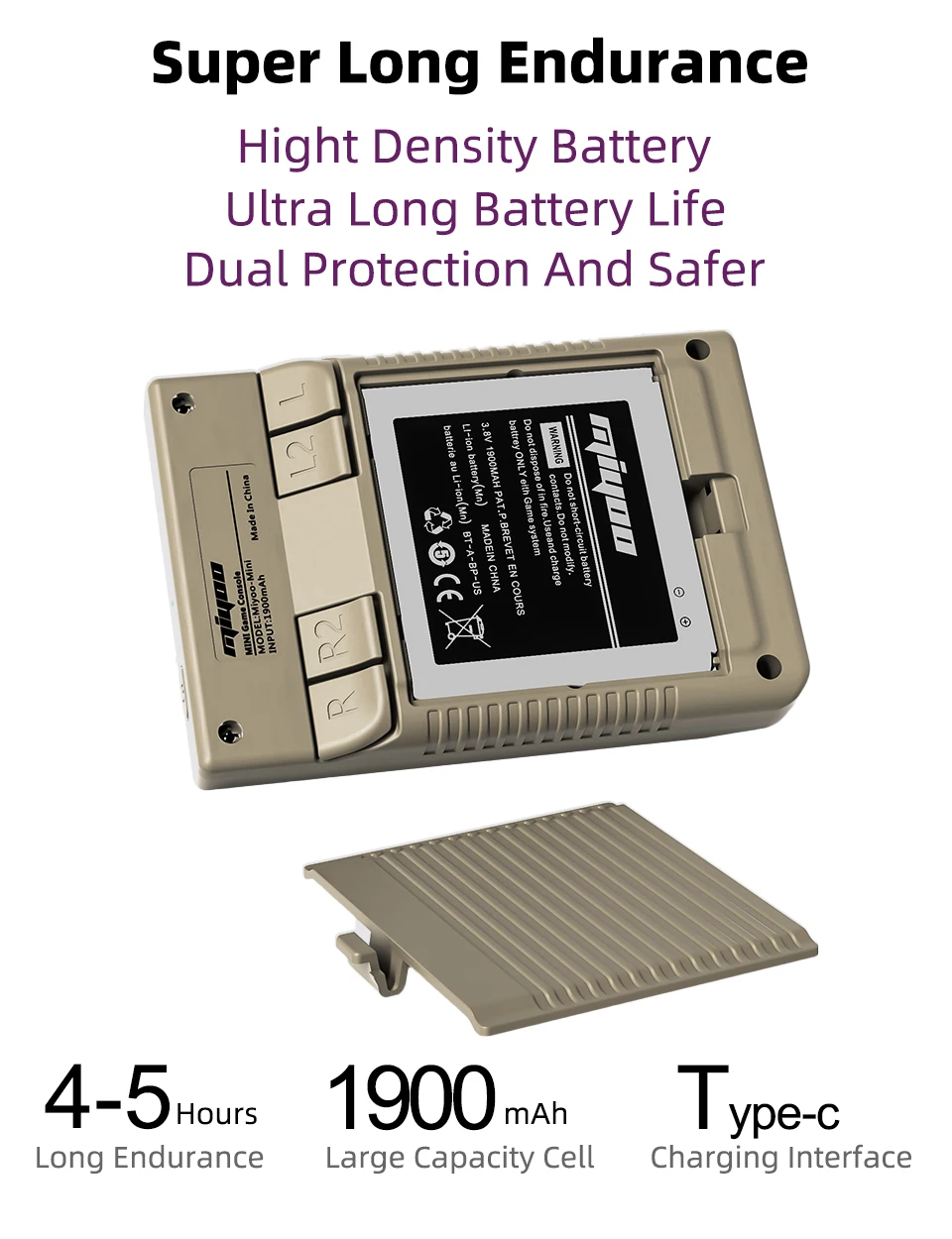 2.8 inç MIYOO MINI V2 taşınabilir Retro elde kullanılır oyun