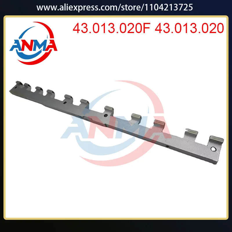 1Piece 43.013.020F Length 617mm with 11 Teeth Heidelberg MO Gripper bar Machine Offset Printing Part 43.013.020