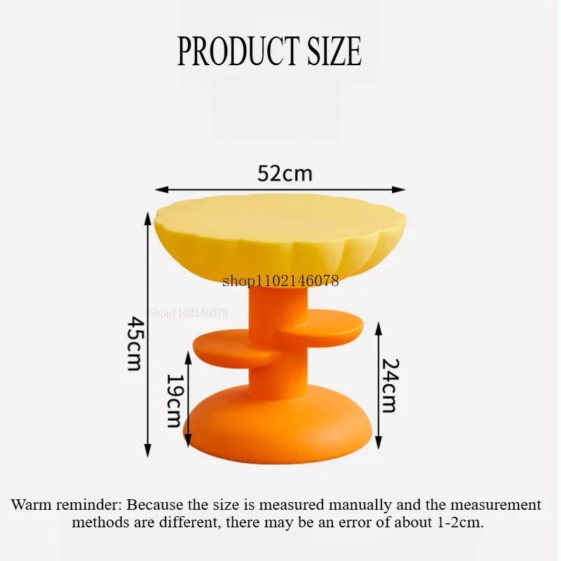 

Кремовый журнальный столик с цветком ветра, бытовой простой современный креативный приставной столик для гостиной, милая маленькая квартира, скандинавские приставные столики
