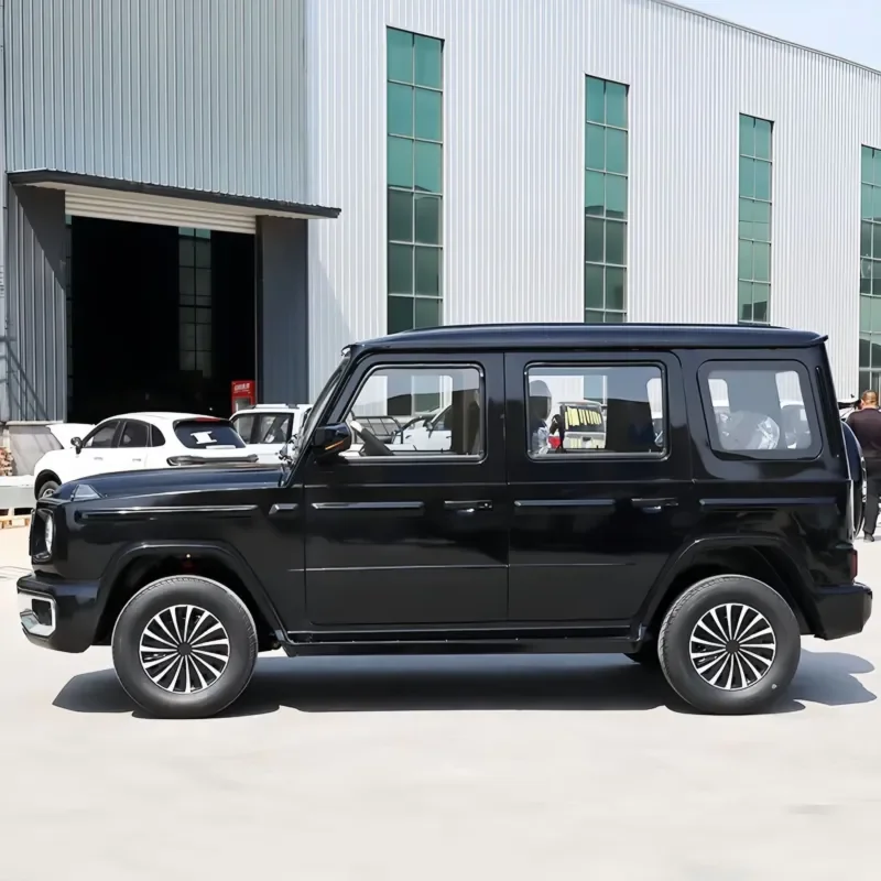 Electric SUV with Closed Body Wheel Hub Motor 110kWh Battery 201-300km Range Rechargeable New Energy Vehicle for Home