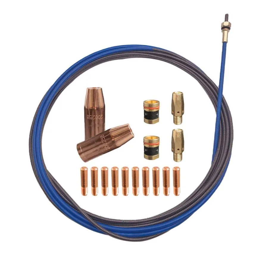 

Tips Nozzle Diffuser Liner Fit for Millermatic 210 212 250X 251 252 Fit for MIG Welder 194011 Wire Feeding Tube 5 Meters