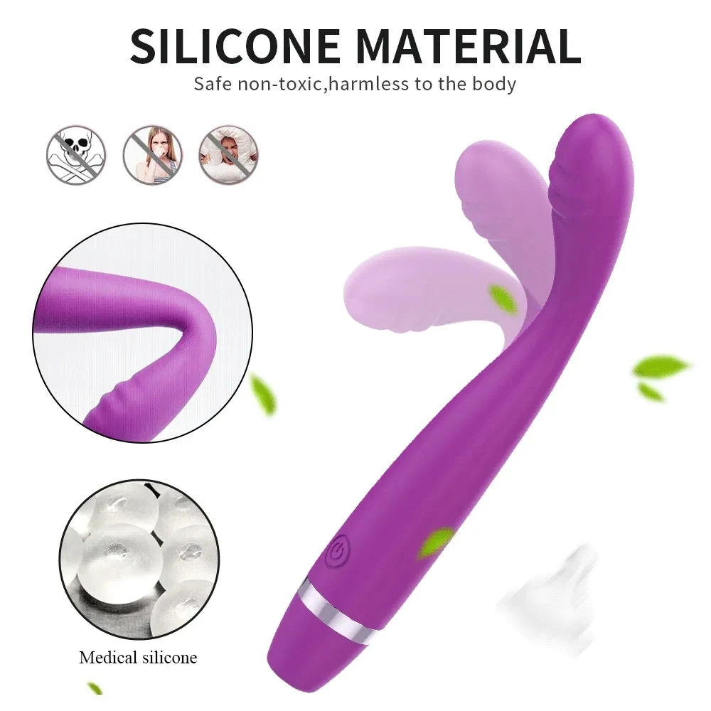 Beginner G-Spot Vibrator for Women Quikly to Orgasm Finger Nipple Clitoris Stimulator Dildo Vagina Massager Sex Toy for Adult