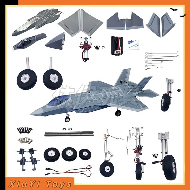 Xfly 64mm F-35  Edf Replacement Parts Fuselage Wing Landing Gear Strut Epo Foam