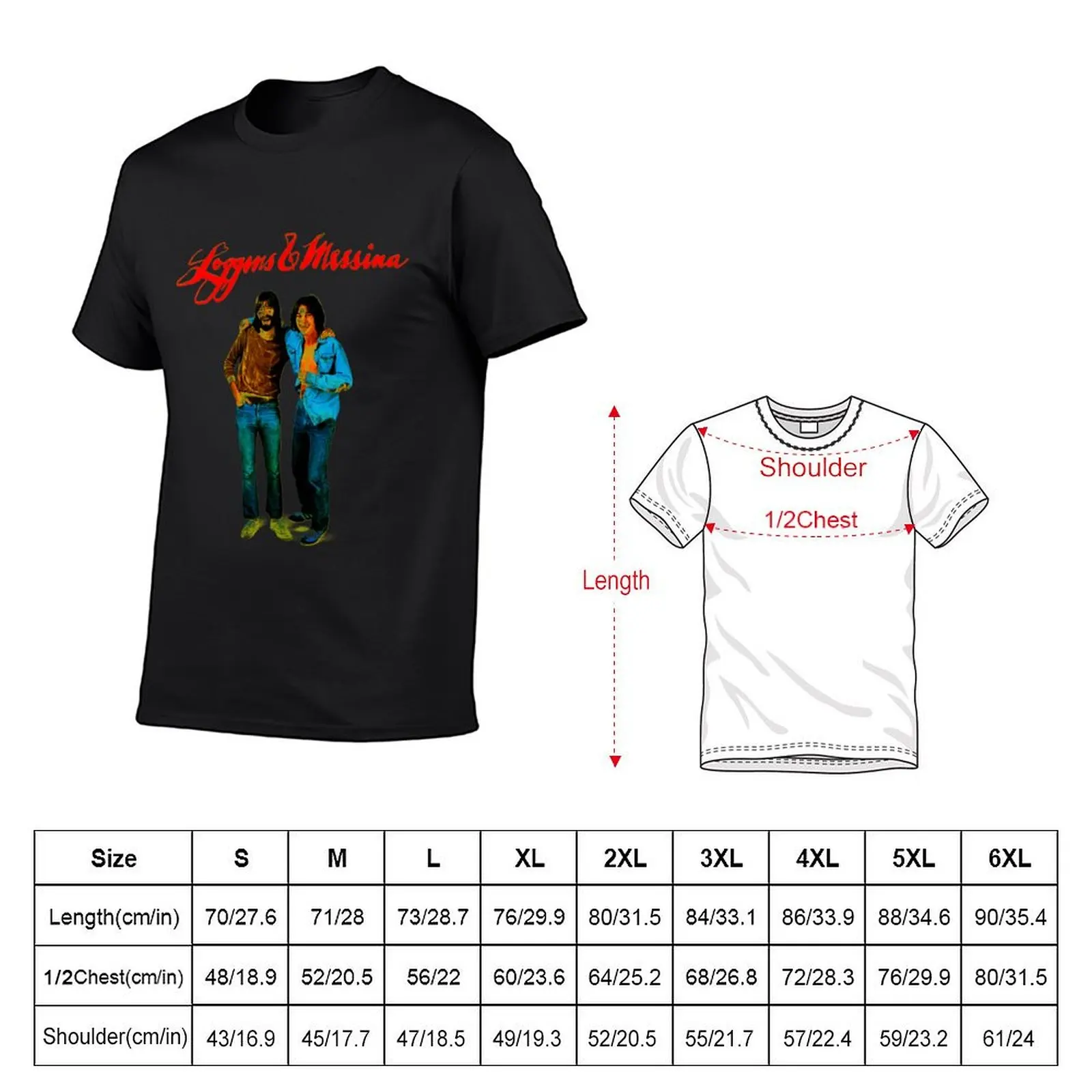 Loggins and Messina T-Shirt cotton graphic tees blanks plus size tops oversized graphic tee slim fit t shirts for men