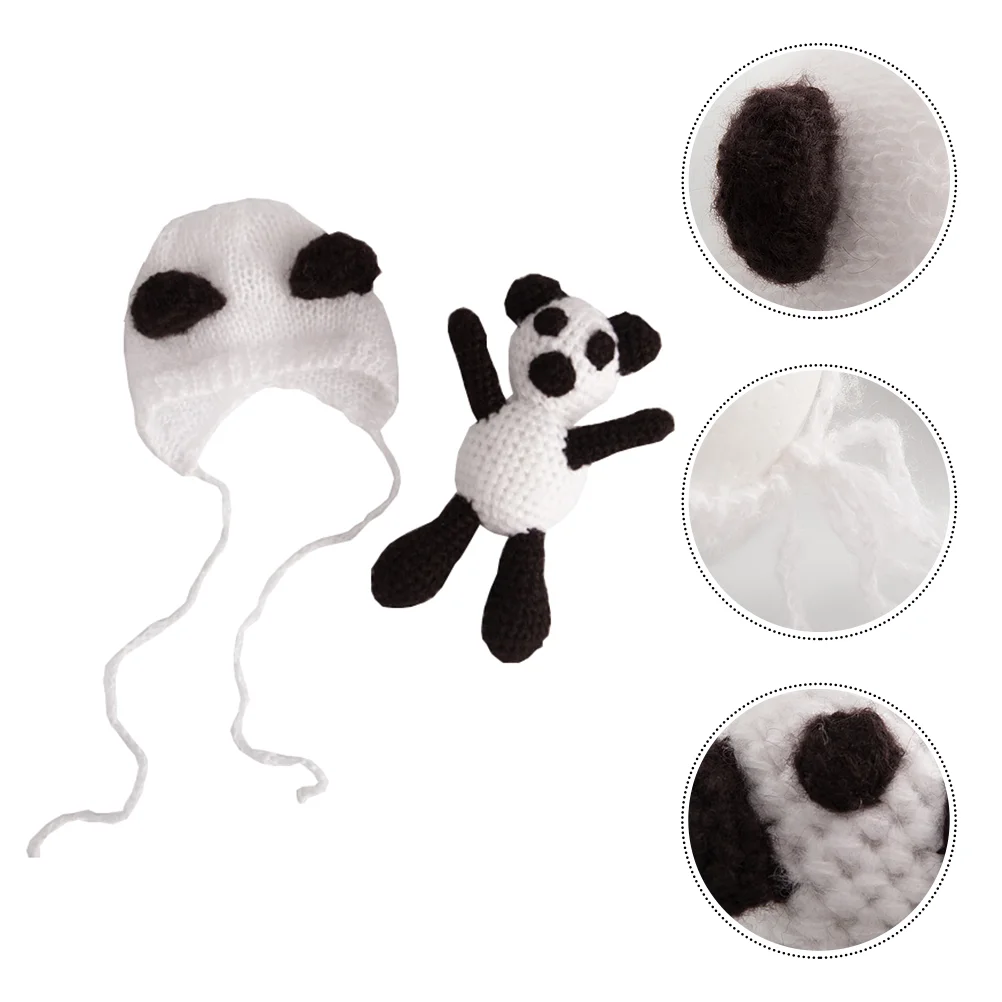 

Manual Baby Photography Clothing Newborn Accessory Yarn Infant Props Hat