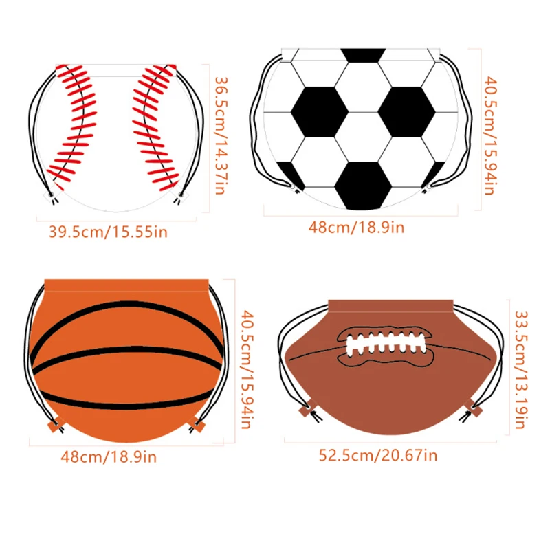 210D портативные полиэстеровые баскетбольные сумки на шнурке, рюкзак на плечо, футбольная сумка для хранения регби, спортивная сумка для спорта на открытом воздухе, путешествий