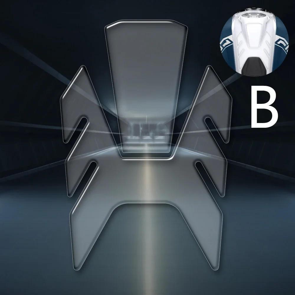 Motorcycle Gas Tank Pad Protection for BMW R1250GS R1200GS 2013-2023 Transparent