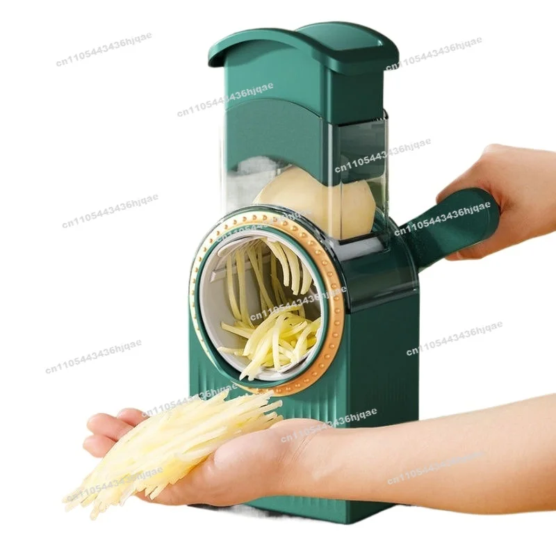 Vegetable Cutting Artifact, Shredder, Kitchen Shredding Potatoes, Household Wiping and Planer, Multi-functional Roller Slicer