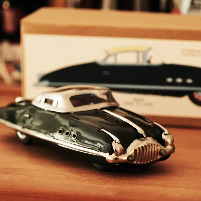 ตลก Wind up ของเล่นโลหะดีบุกเก่า Vintage กีฬารถ Mechanical Clockwork ตัวเลขคอลเลกชันผู้ใหญ่ Retro ของขวัญวันเกิด
