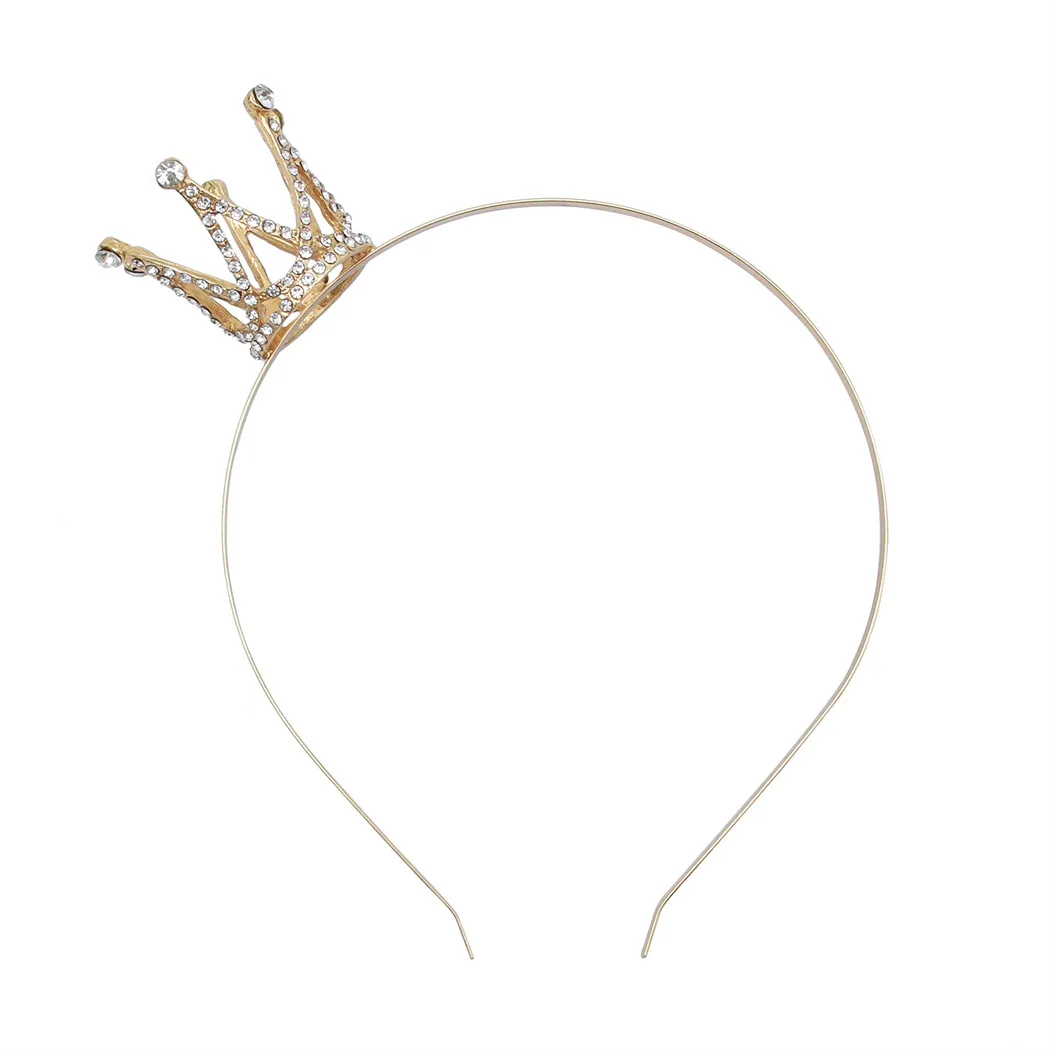 

Children's Crown Boutique Hair Accessories Korean Princess Rhinestone Crown Little Girls Birthday Hair Band Accessories