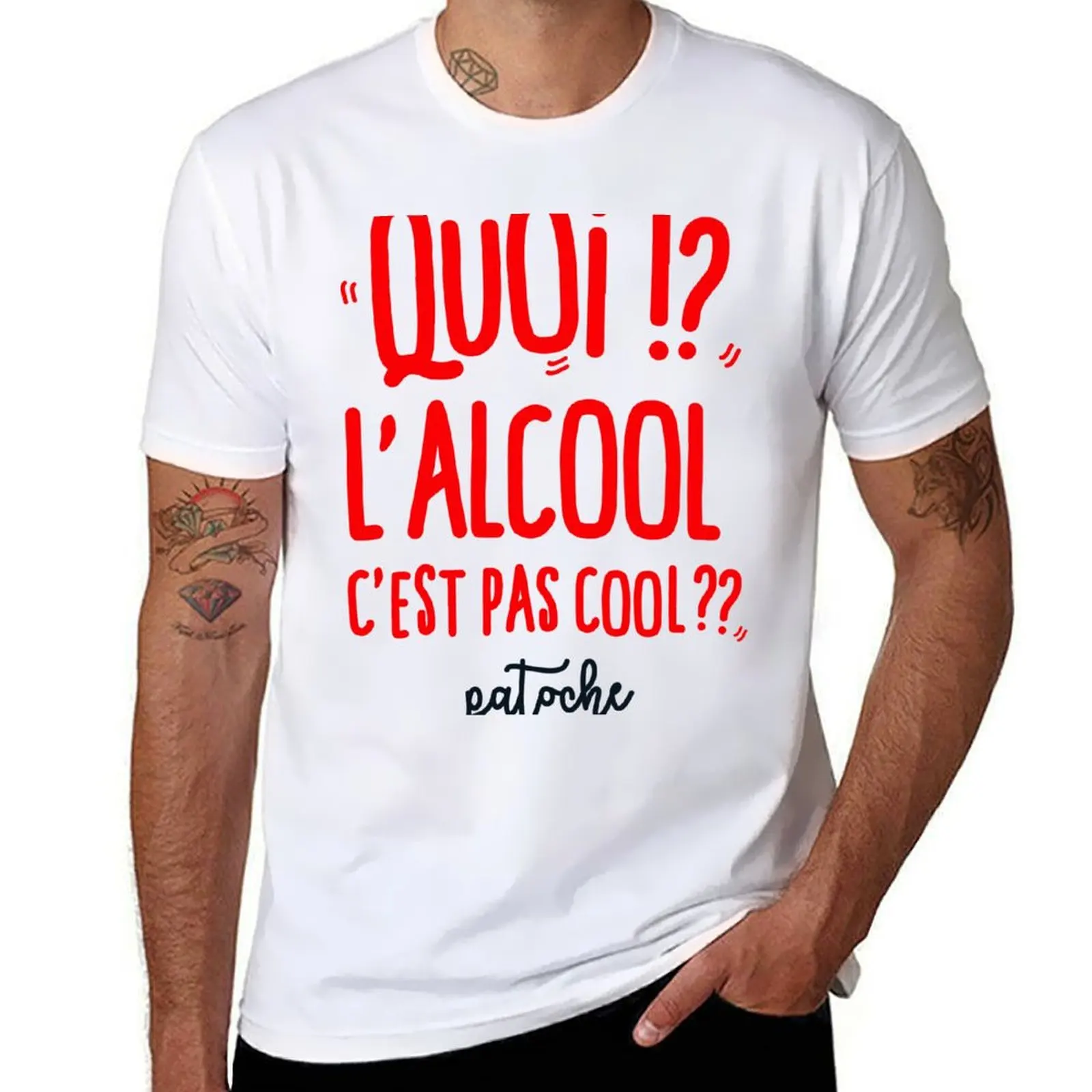 

Alcohol Patoche Le Flambeau the adventurers of Chupacabra T-Shirt man t shirts for men t shirt for man 100 percent cotton