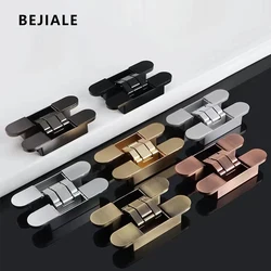 Invisible Door Hinge Invisible Secret Door Hinge Hidden 3D Adjustable Wooden Door Outside Opening Hidden Door Hinge
