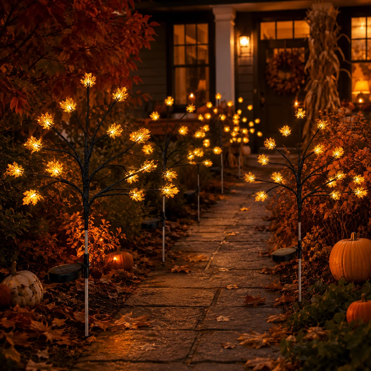 1-2-pecas-de-lampada-de-solo-led-solar-em-forma-de-folha-de-bordo-para-halloween-luzes-de-estaca-para-jardim-quintal-parque-e-decoracao-de-festivais