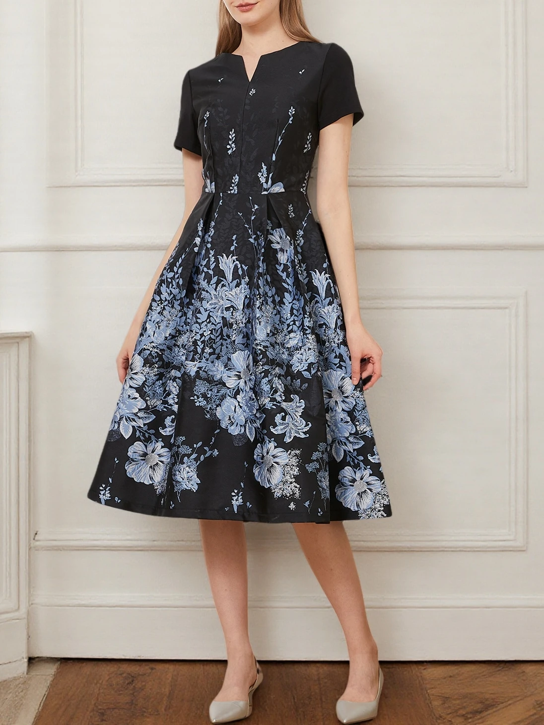 Abito estivo Jacquard Luxury New Fashion Elegant Ladies Maxi Women Party Evening Clothing Ball Gown Dress