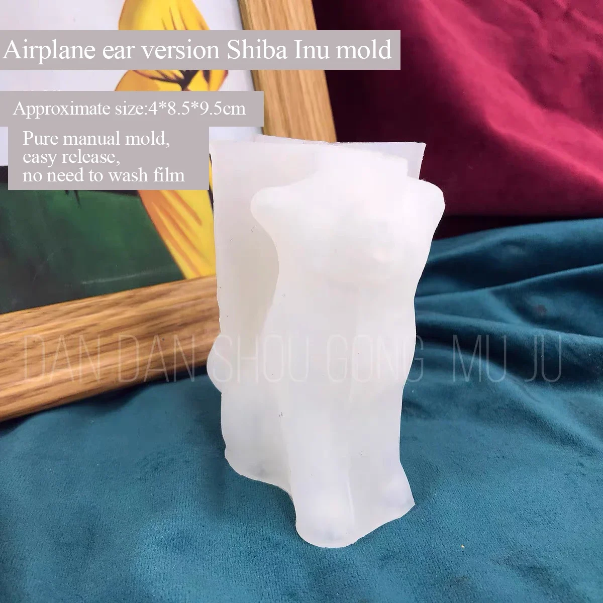 Aromatherapy Plaster Mold for Dog, Drop Glue, Handmade, DIY, exclusive, Cute, Chihuahua, Silicone Grinder