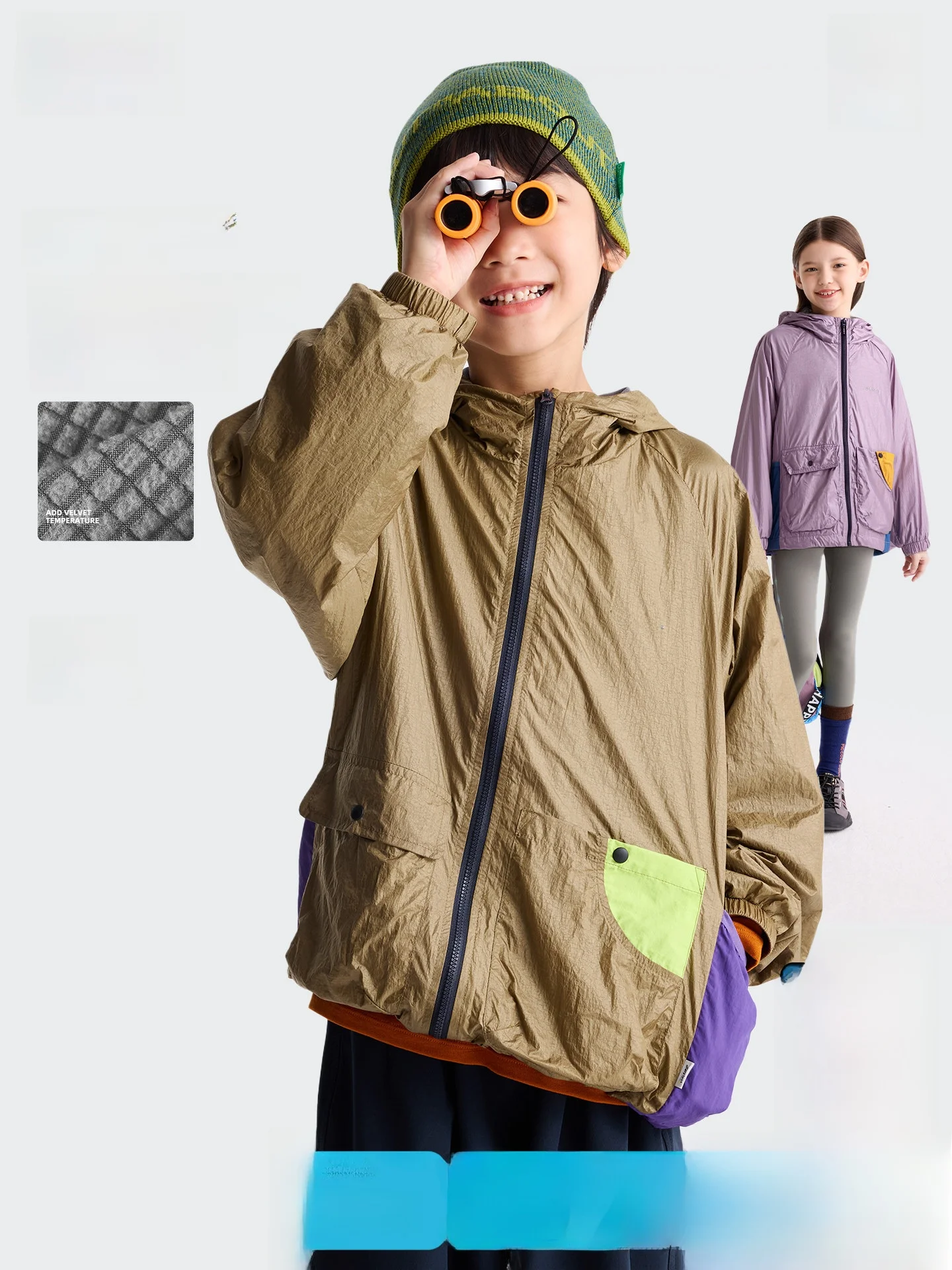 veste-de-travail-pour-enfants-purrfect-diary-legere-unisexe-pour-l'exterieur-printemps-automne-tendance-polyvalente-avec-capuche