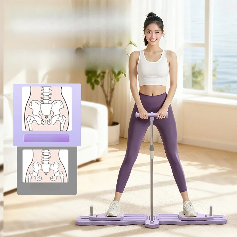 New Split-type Abdominal Board Ski Machine Multifunctional Leg Beautifying Machine Home Silent Sliding Fitness Equipment