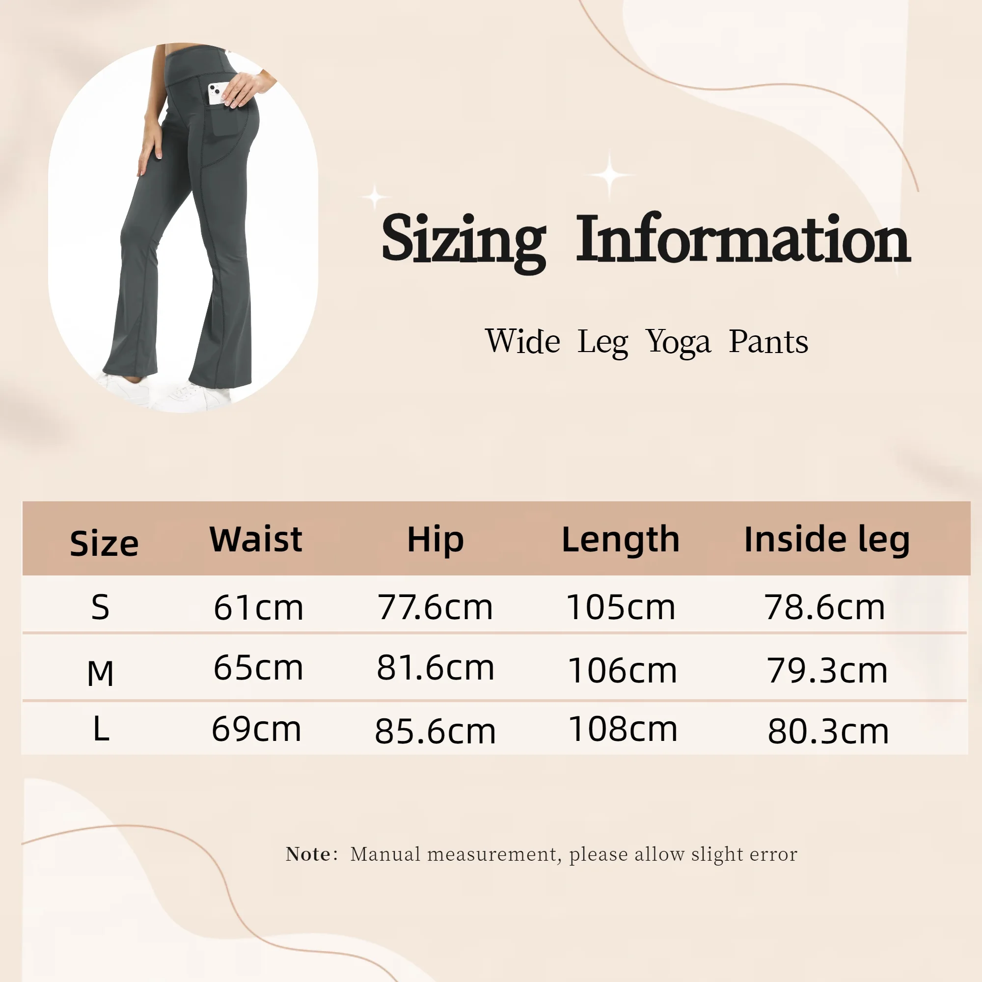 Women Flare Leggings High Waist Wide Leg Yoga Pants With Pocket Seamless Fitness Workout Sports Trousers Casual Slimming Clothes