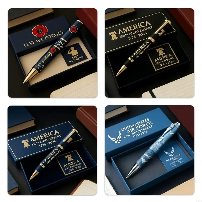 

Y5LB Comfortable Hold Writing Instrument for Americans 250 Years Commemorating