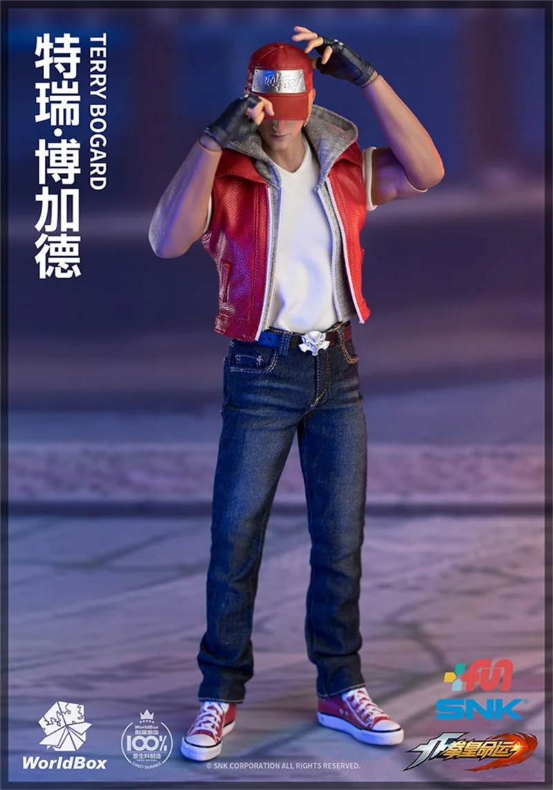 WorldBox KF009 1/6 Scale Terry Bogard KongFu Full set Action Figure Doll for Collection