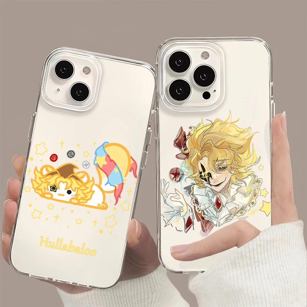 Game Identity V Hullabaloo Hunter Cute For Samsung Galaxy S23 A25 S22 A35 S21 A55 S20 Plus FE Ultra Clear Transparent Shell