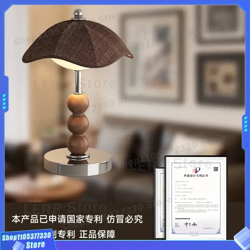 French Retro Medieval Style Table Lamp Creative Eggshell Night Light Premium Atmosphere Bedside Lamp for Master Bedroom 2025