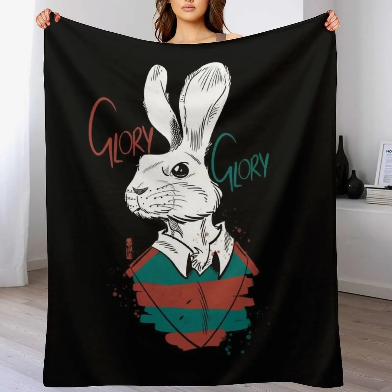 Glory Glory Throw Blanket Durable Warm Blanket for Daily Home Use