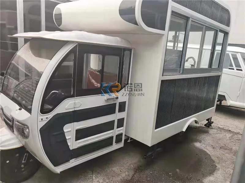 Camion de nourriture électrique personnalisé, cuisine mobile, chariot de nourriture, remorque de voiture de collation, tricycle de restaurant mobile pour les entreprises, promotion