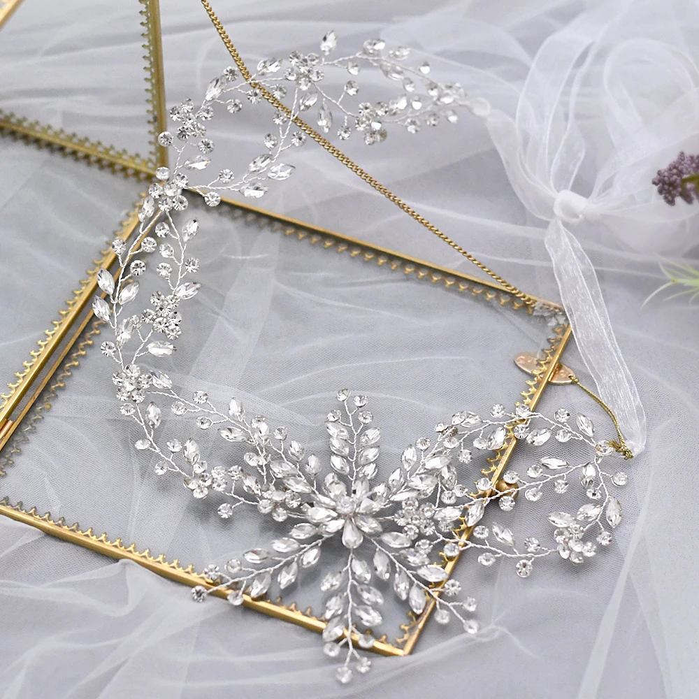 Bridal Wedding Rhinestone Belt For Wedding Dresses Fashion Party Wedding Belts Silver Color Bridesmaid Decorative Belts SH242