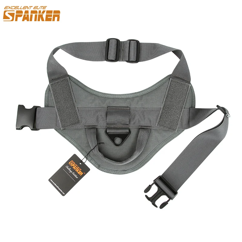 

EXCELLENT ELITE SPANKER Dog Harness Adjustable Tactical Dog Harness Vest For Small Large Dog Training Hunting Jogging