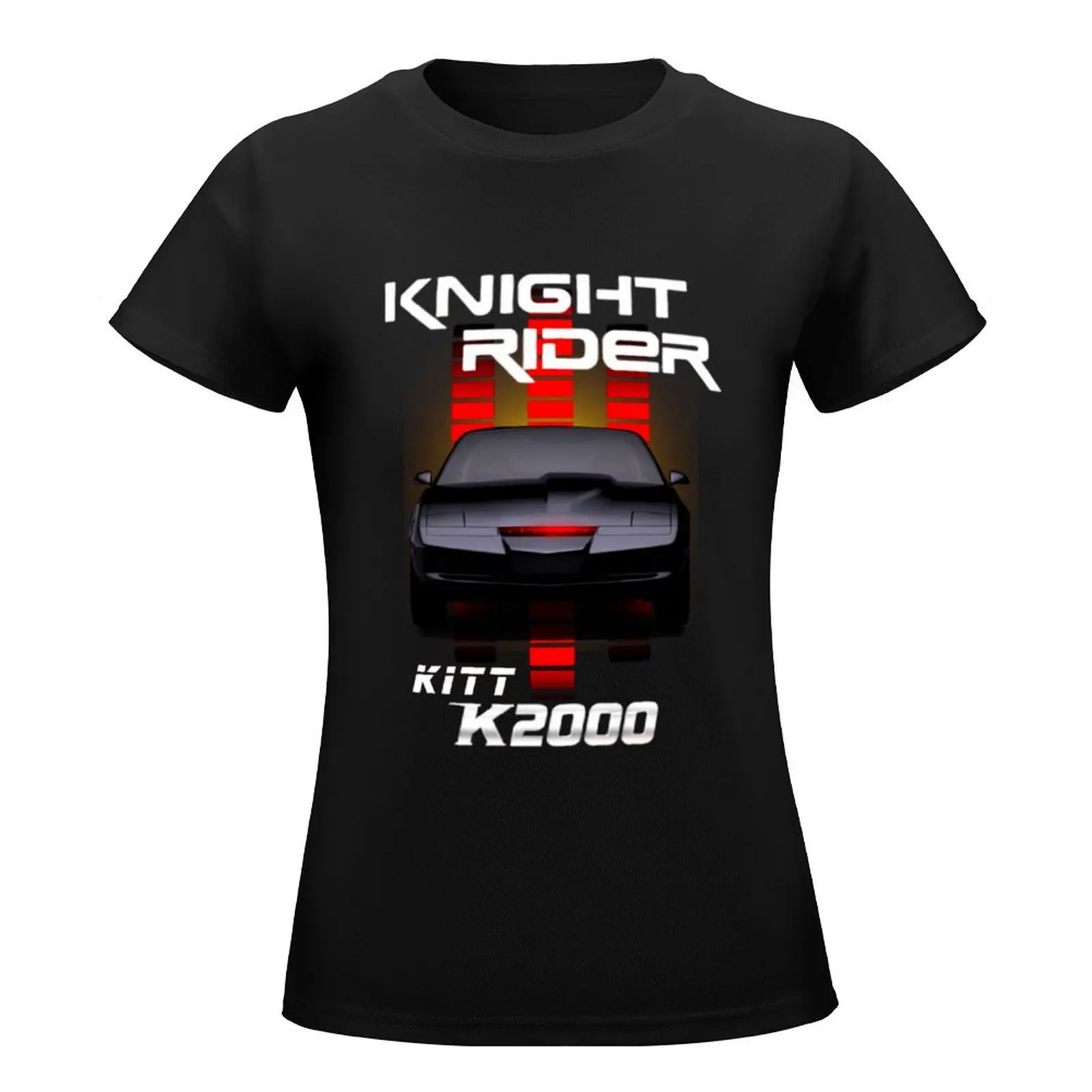 K2000 knight rider T-Shirt funny Aesthetic clothing tops graphics t shirts for Women graphic