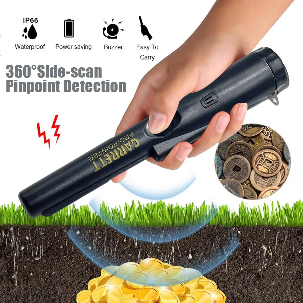 Metal Detector Rilevatore portatile impermeabile portatile Treasure Metal Finder Rilevatori con fondina