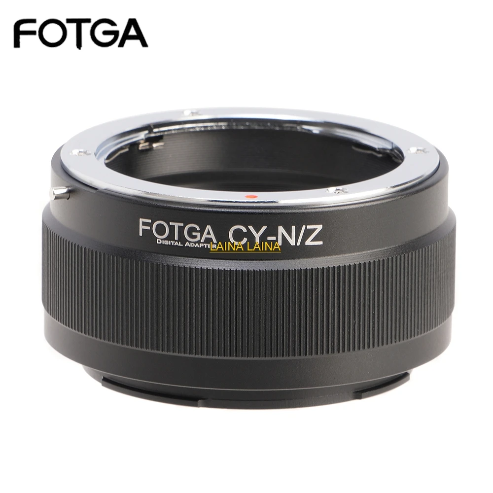 

Переходное кольцо FOTGA для объективов Contax/Yashica C/Y на байонет Nikon Z для полнокадровых беззеркальных камер Z5, Z6, Z7, Z50, Z6II, Z7II