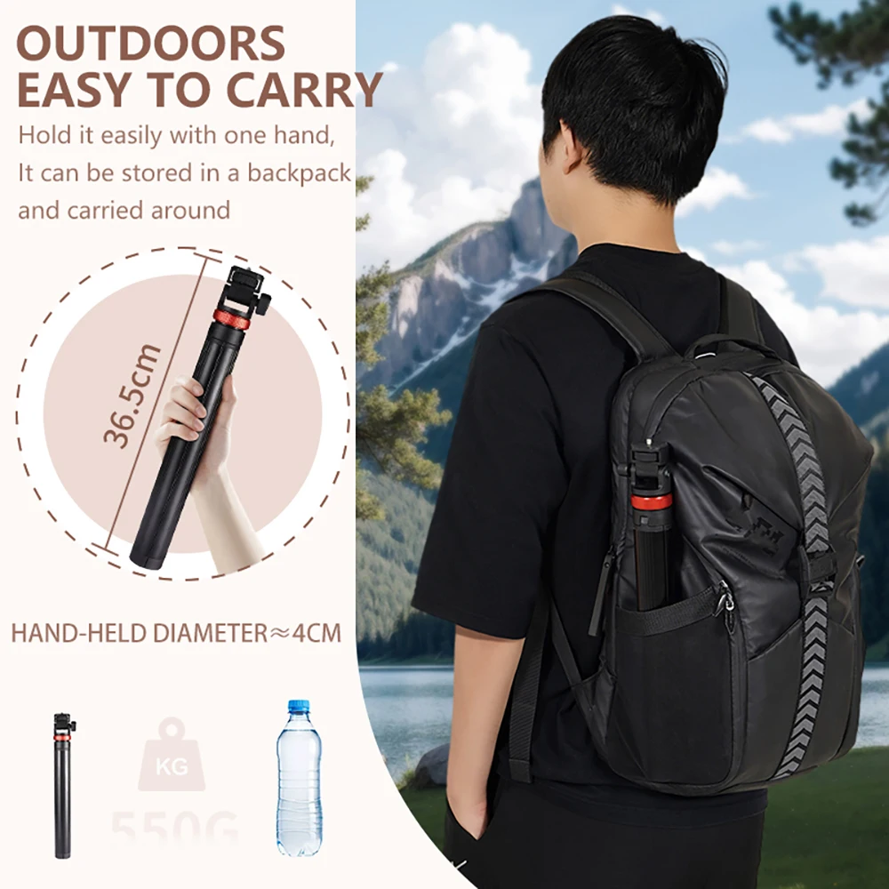 Tripé de microfone MT-79 Tripé extensível com parafuso de 1/4 '' para câmera DSLR Smartphone Luz de preenchimento