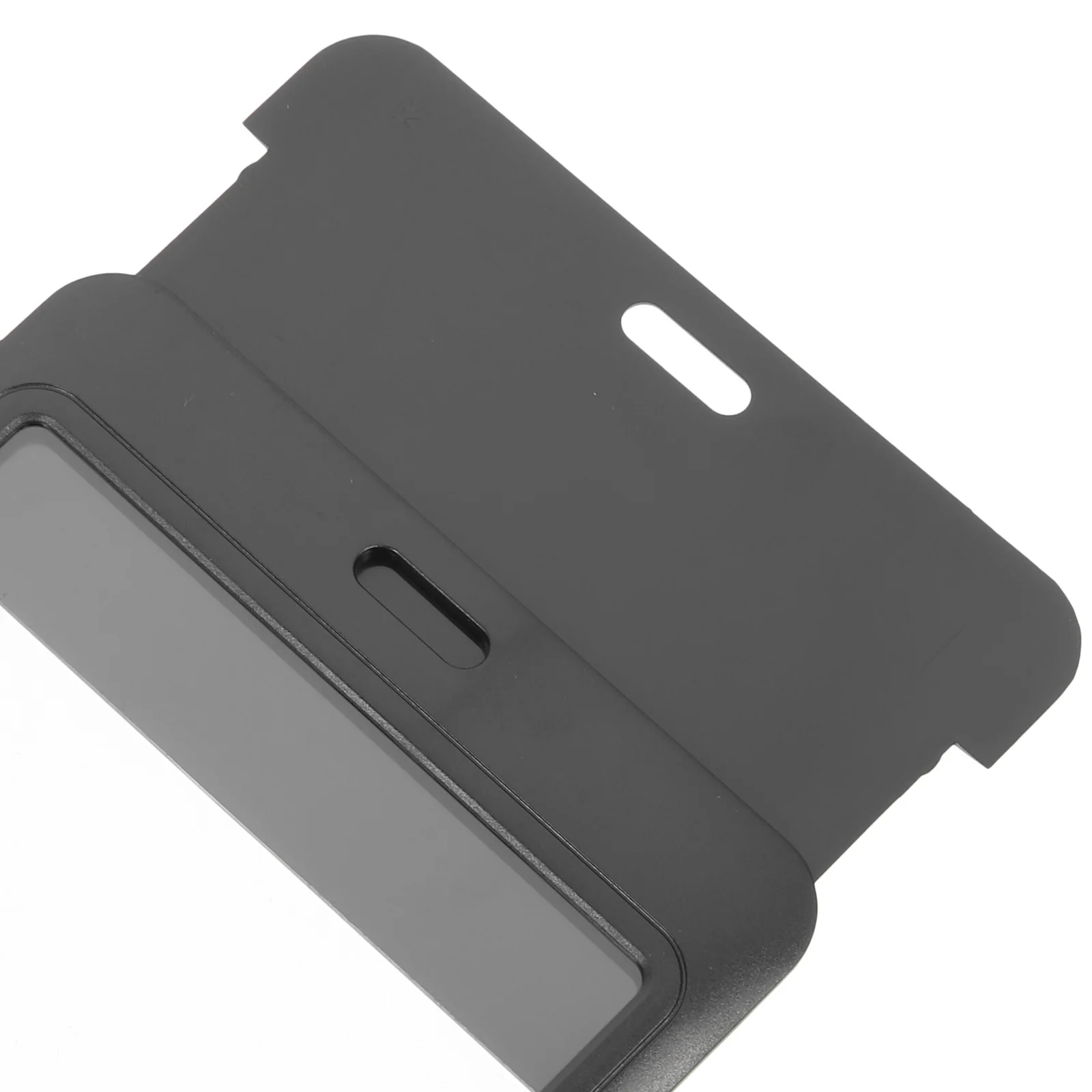 

10Pcs Horizontal Id Card Sleeve Name Badge Holder Plastic Clear Slide Lid Cover Protector for Work Office School