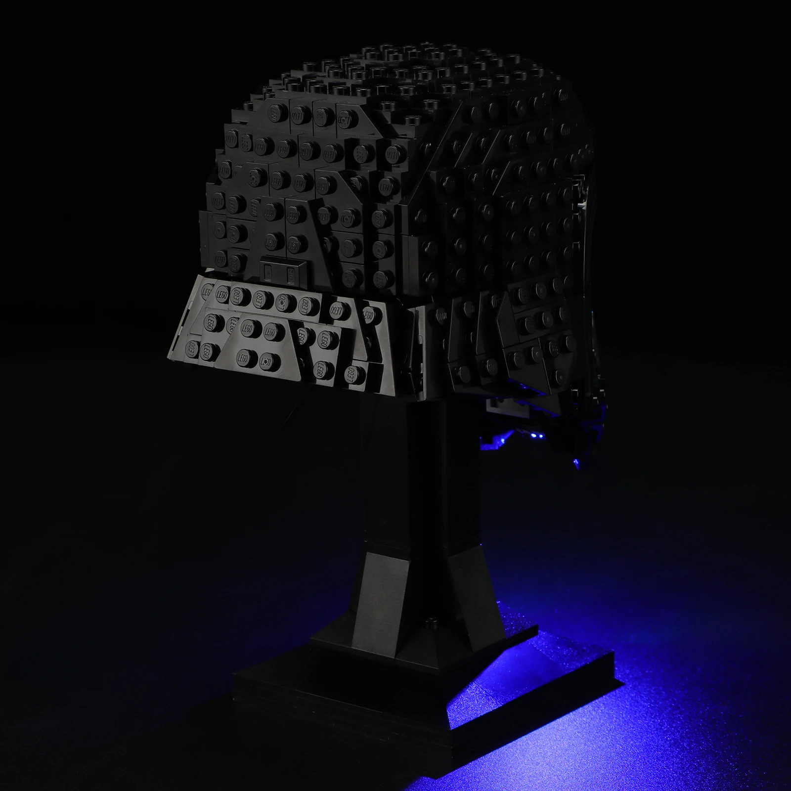 (Only LED Light No Bricks) 75415 Kylo Ren Helmet Ideas (Not Include Building Blocks Kits Sets Model)