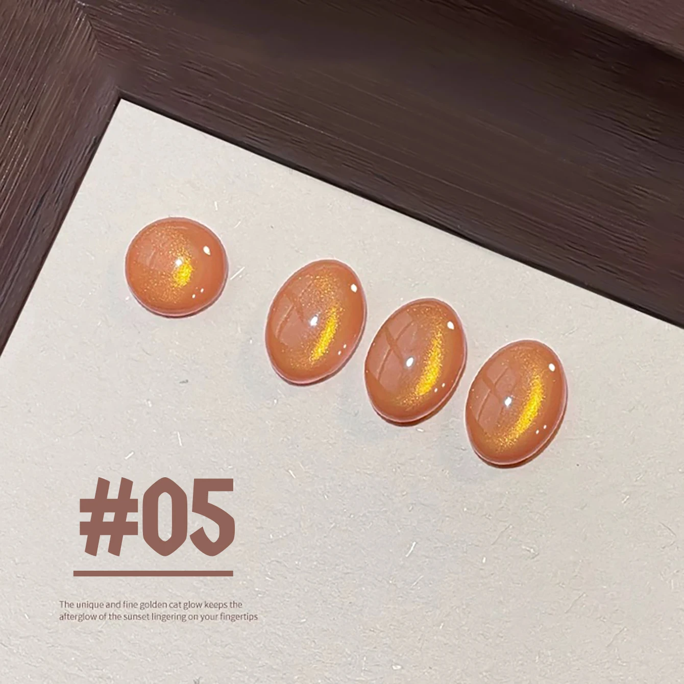 1 pz WS Sbiancamento Super Brillante Perle di Vetro Golden Cat Eye Gel Smalto per unghie 2025 Popolare Golden Light Nail Art Forniture per unghie