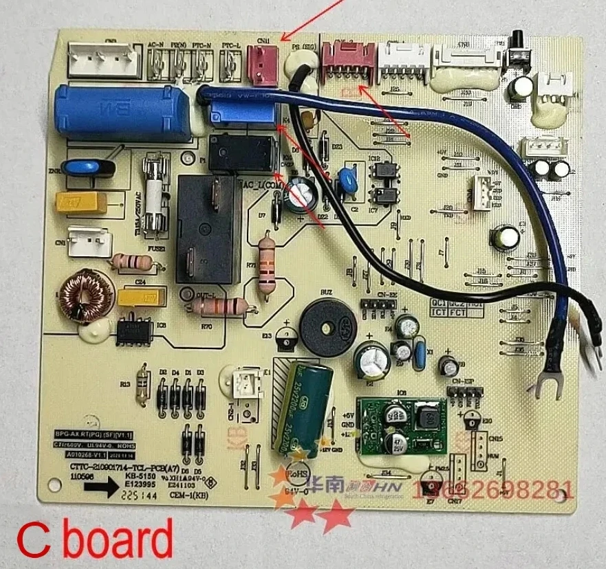 電子ボードTCL-BPG-AX.RT,電子ボード,pg,sf,A010268-V1.1, 110596, CTTC-210901714-TCL-PCB,室内ユニット,新品