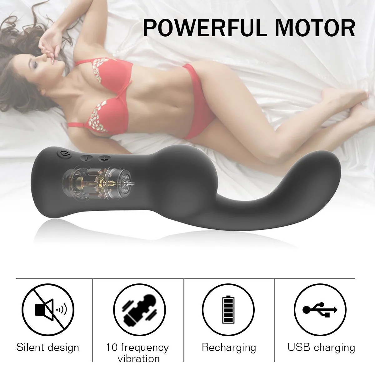 

Bionic Buckling Vibrator 10 Modes Strong Vibration Mini Vibrator Massager Clitoris G-Spot Vibrators Sex Toy For Women Adults 18