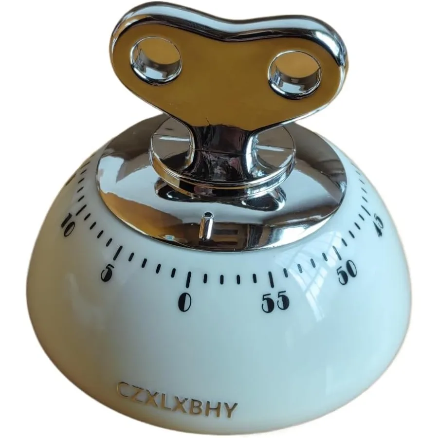 

100 Mechanical Kitchen Timer for Cooking with No Batteries Required Magnetic Back Design for Easy Mounting and Convenient Use i