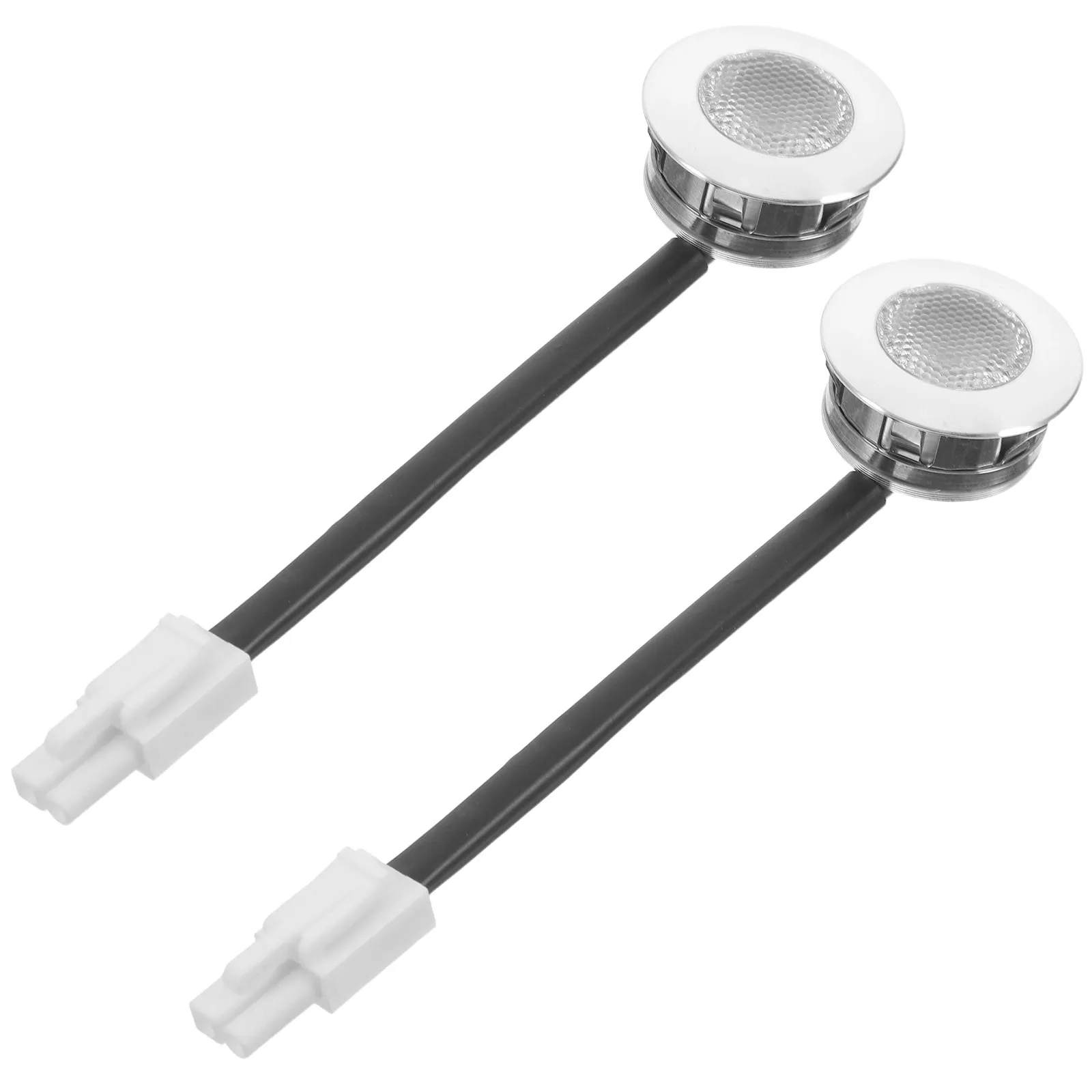 

2Pcs Range Hood LED Light Replacement Sealed Round Bulbs for Cooker Hood Under Cabinet Kitchen Illumination Cabinet Lights