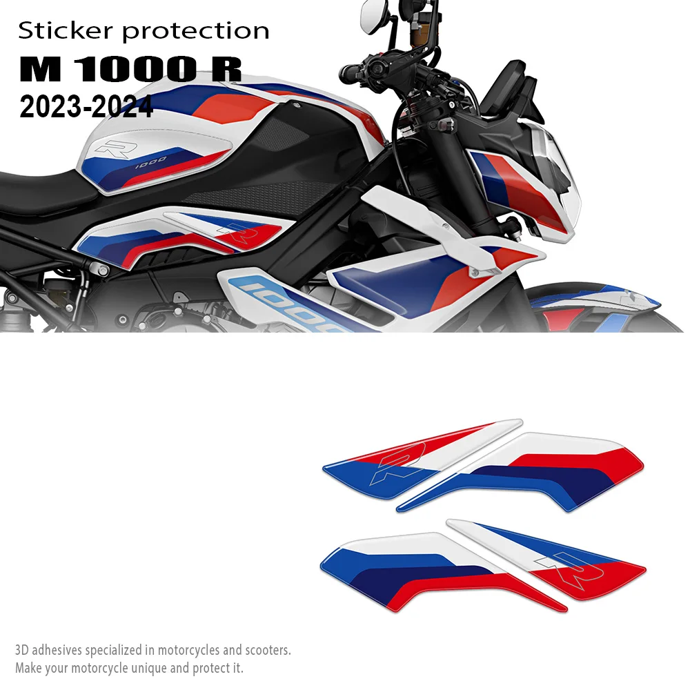 

For M 1000 R M1000R Accessories Motorcycle 3D Sticker Body Side Protection Kit 2023 2024