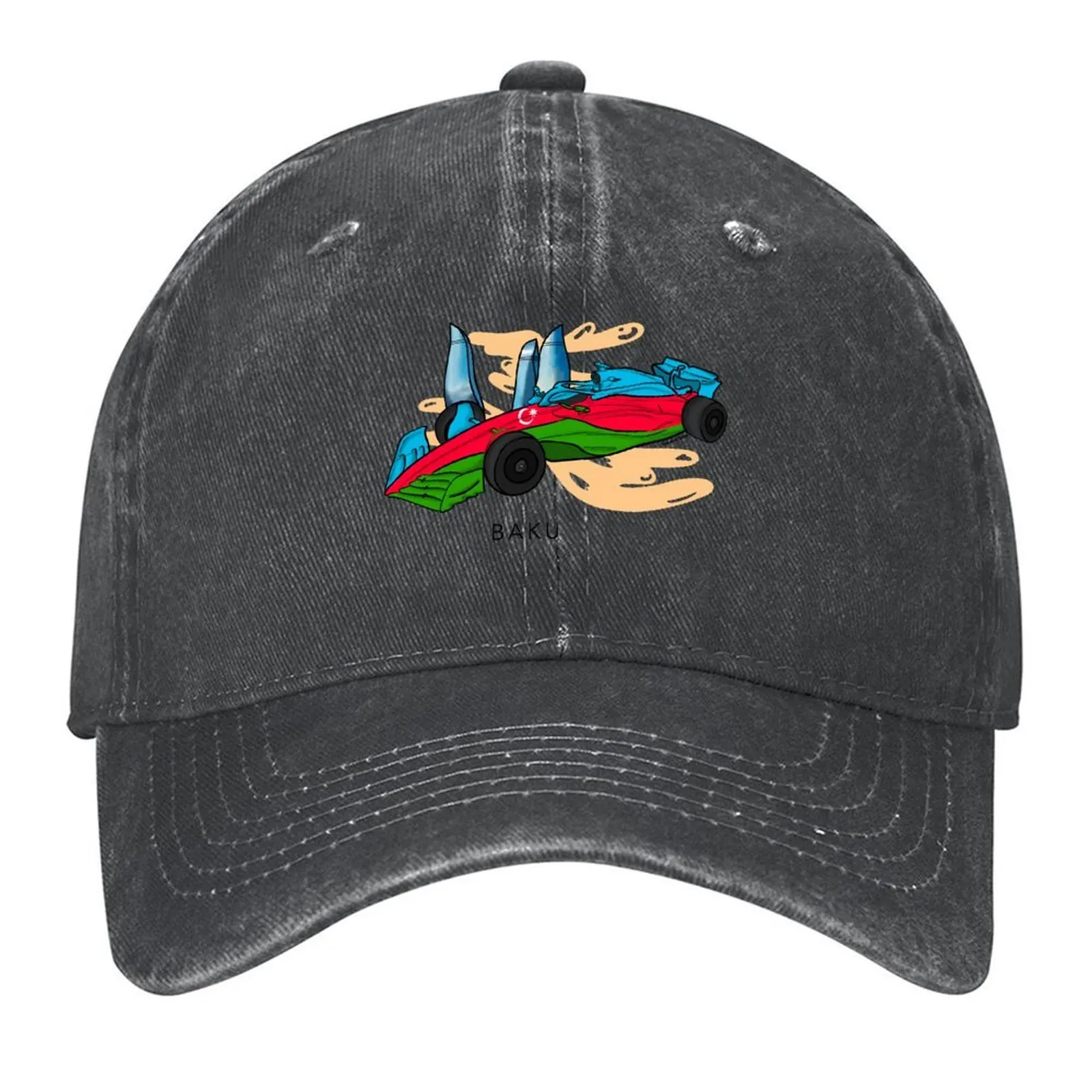 

F1 - AZERBAIJAN (with writing) Baseball Cap Military Tactical Cap Unique hats Snapback Cap fun hats Women's Beach Men's