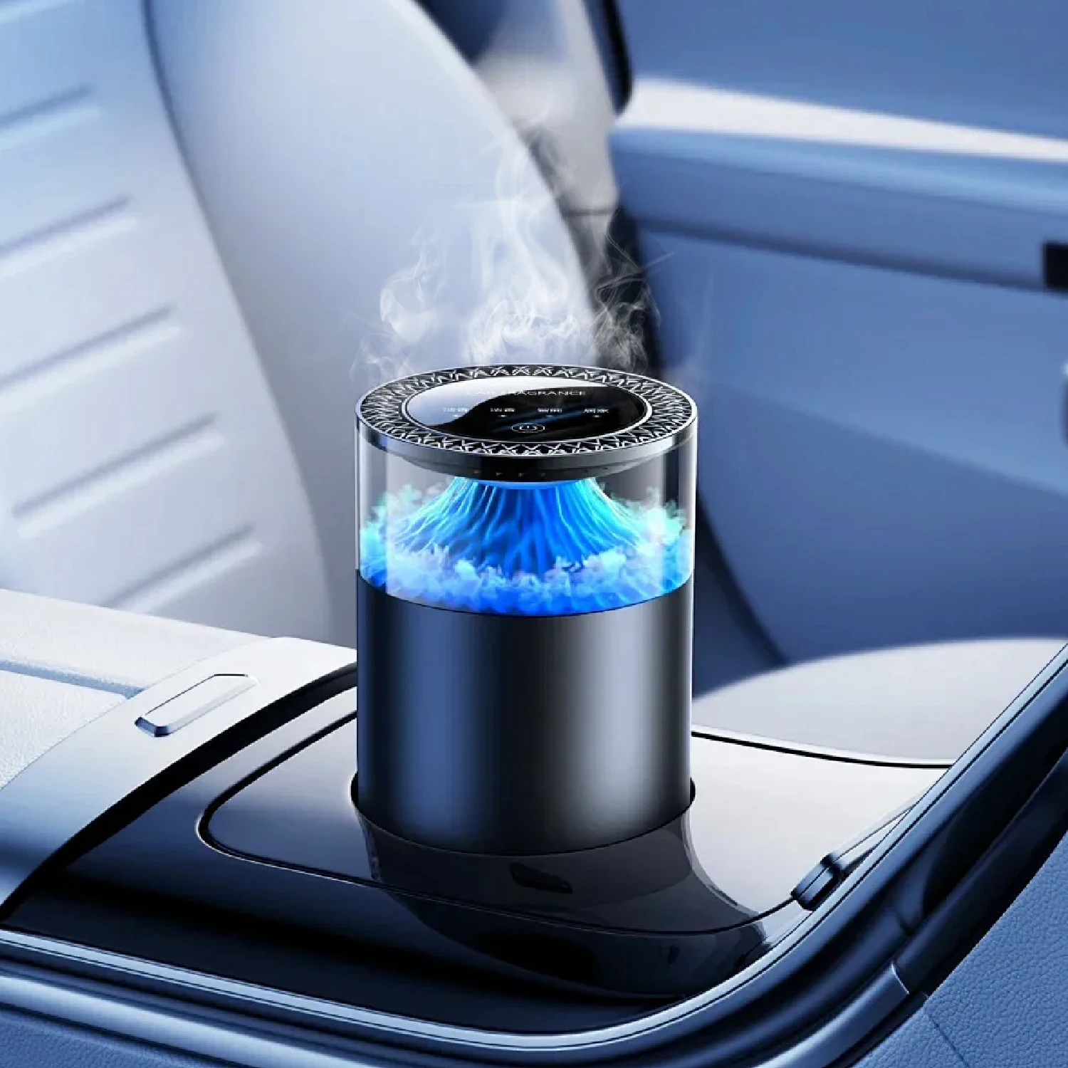 Intelligent Car Aromatherapy Diffuser Solid Gel USB Rechargeable Hotel Home Fragrance Container Deodorizing Air Freshener Office