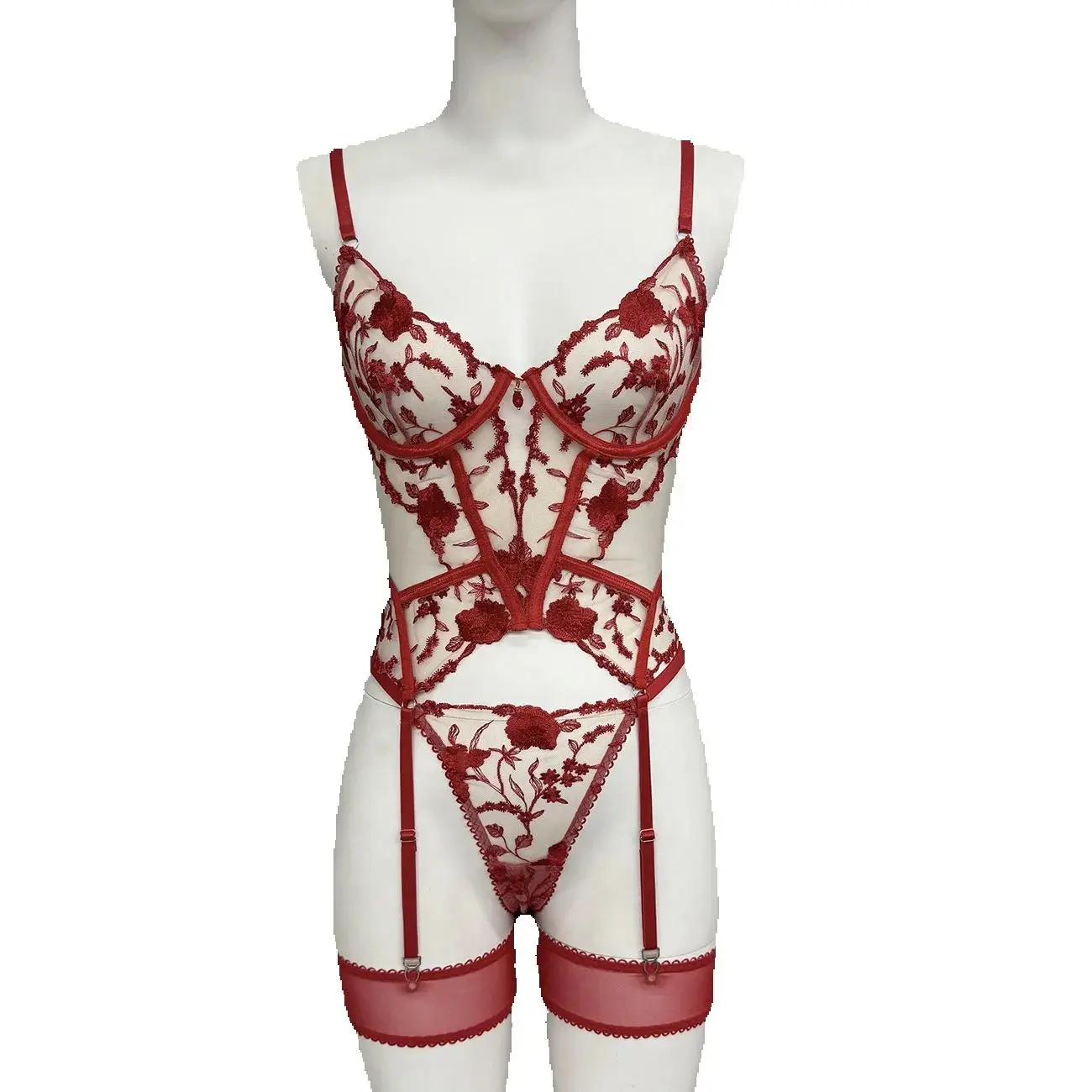 

Соблазнительный комплект нижнего белья, женская одежда с свадебной вышивкой, потрясающее сексуальное женское белье для женщин, романтический отпуск для медового месяца